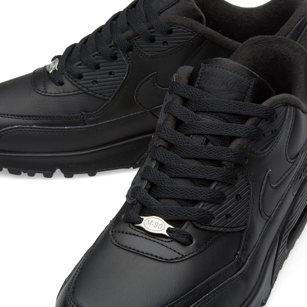 Scarpe sportive Uomo Nike Air Max 90 Leather 302519-001 Nera Pelle — Punto  Moda | Outlet Firme